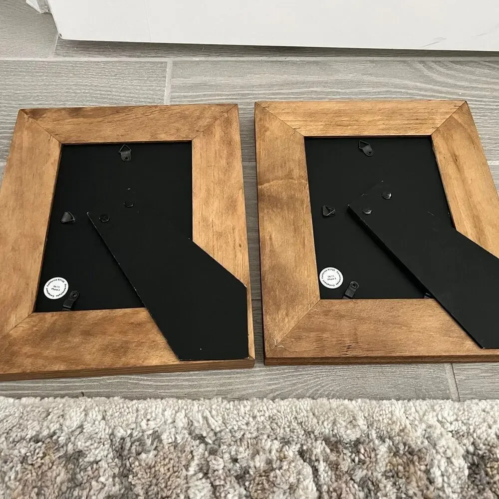 (2) Wood Picture Frames